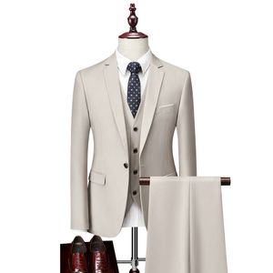 VERTVIE 2024 Merk Mannen Pak Mode Effen Pak Casual Slim Fit 2 Stuks Heren Wedding Suits Jassen Mannelijke Plus size 3XL Hoge Kwaliteit Jasje 391 794