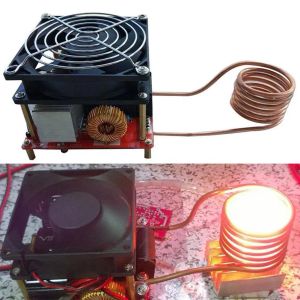 Verwarmingselementen 20a Zvs Inductieverwarmingsbord Flyback Driver Cooker Dc 2436v Mini Inductieverwarmer Hete plaat Flyback Diy Bobineverwarming