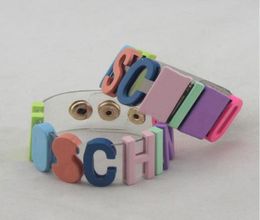 Très mignonnes de bonbons lettres de couleur bracelets de mode créateur de mode bijoux bracelet accessoires de mariage hip hop girl chanceux bang2499014