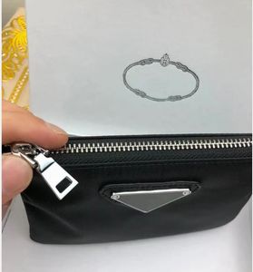 Très mignon mini portefeuille porte-monnaie marque porte-clés portefeuilles de qualité supérieure en toile de nylon pochette à clés hommes femmes fermeture éclair poche carte de mode ho265H