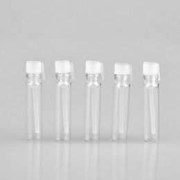 Zeer HOT 1ML 1CC Mini Reisglas Parfumfles voor Essential Oils Lege Contuneitori Cosmetische Vuoti voor Monster Lege Flessen LX3335