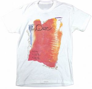 Très rare 1987 The Cure Kissing Tour Ccert Band Shirt New Wave Smiths 80s Hipster Tees Summer Mens T Shirt sbz8172 p83r #