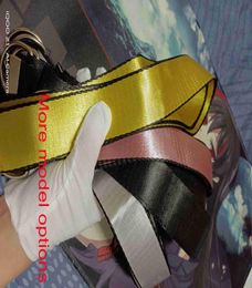 Très satisfait 200 cm blanc jaune ceintures pour hommes et femmes toile taille réglable unisexe sangle longue hors ceinture de mode avec complet se2059481