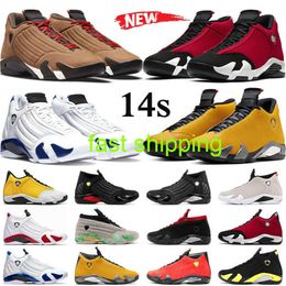 Zeer tevreden schoenen Hardloopschoenen 14s heren basketbalschoenen Ginger Hyper Royal Candy Cane Desert Sand Fortune Thunder Winterized 14 retro gymtrainer voor heren