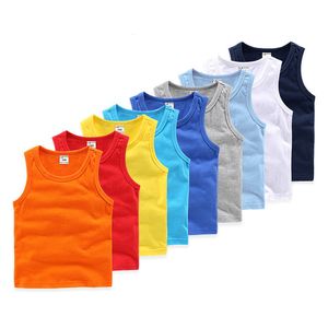 Chaleco de algodón para niñas, camisola para niños de caramelo, camisetas para niños, camiseta de verano para bebés, camisetas interiores para niñas, tanque para adolescentes 230508