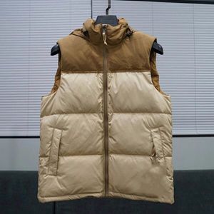 vest Luxe dons Amerikaanse stijlen vest Canadese stijl heren designer jas jas heren en dames winter heren warm vest borduurwerk korte pakken high street kleding