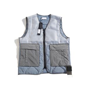 Vest Men Heren en dames geen hoed mouwloze jassen katoen-gepadde herfst winter casual jassen mannelijke vest verdrijving bodywarmer down vesten