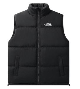 Gilet hommes décontracté impression sans manches veste coton gilet hiver haute qualité manteau Sports de plein air marque gilet la veste nord manteau zippé pour femmes GJ56