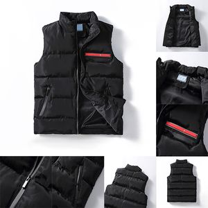 Vest mannen thermische gilet vesten ontwerpers kleding heren Vesten jassen mouwloos vest rits Bovenkleding vest mode Parka winter windjack vest M-3XL