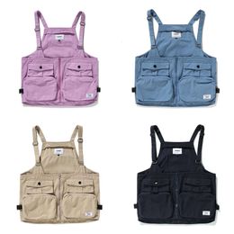 Vest Waistcoat Big Backpack Japanse vintage multi-pocket mannen en vrouwen mouwloos merk Tooling Jacket 210923 Br BR