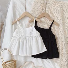 Vest blanc noir pour enfants Vêtements sans manche
