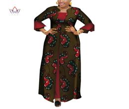 Afrikaanse Jurken Voor Vrouwen 2019 Dashiki Elegante Feestjurk Plus Size Srapless Traditionele Afrikaanse Kleding WY38801880622