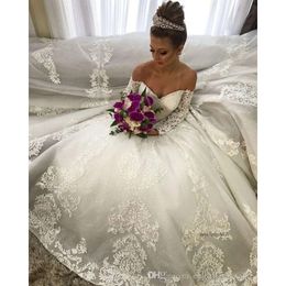 Vestidos vintage arabe dubai chérie aux épaules de robes boho country appliques robe de mariée robes nuptiales 0430