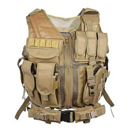 Gilet Réglable Tactical Outdoor Combat Protective Hunting Vest Armor Armor Cs Oft Jacket Training T-shirt 240315