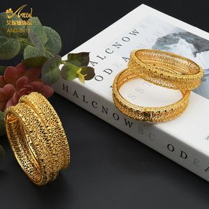 Gilet aniid African Bangle for Women Charms Bracelets Dubai Jewelry Mama 2021 Gold plaqué empilable Bling Mom Gift Wholesale