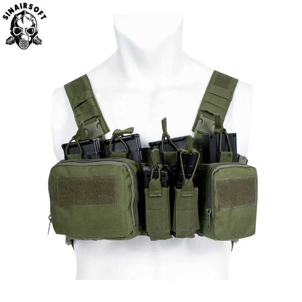 Gilets CS match Wargame TCM plate-forme de poitrine Airsoft gilet tactique équipement militaire emballage pochette de magazines système étui Molle taille hommes Nylon Swat 240315