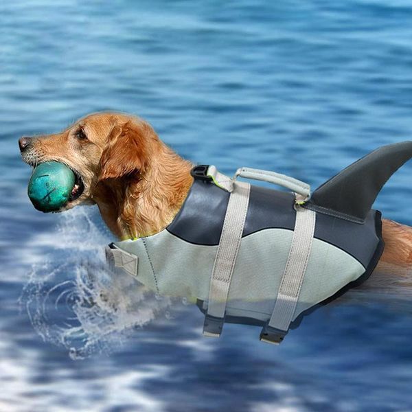 Chalecos Chaleco salvavidas para perros Chaleco salvavidas Tiburón Sirena Chaqueta para perros Ropa de verano Traje de baño Ropa de seguridad Suministros para mascotas Chalecos salvavidas para perros