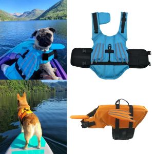 Gilets Gilet de sauvetage pour chien réfléchissant, ailes d'ange gilet de sauvetage pour animaux de compagnie pour petits, moyens et grands chiens, sauveteur pour piscine, plage, navigation de plaisance