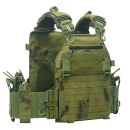 Vêtes en nylon multifonctionnel Oxford Hunting Outdoor Training Uniform Laser Cut Tactical Vest 240315