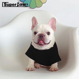 Gilets Nouveau chien été brillant t-shirt gilet pour petits chiens moyens Schnauzer bouledogue français Yorkie carlin vêtements pour animaux de compagnie chiot Costume YHC69