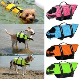 Vesten Zomer Dog Life Vest Jacket Reflecterend huisdierkleding Puppy Swimwear Honden reddingsvest Veiligheid Zwemmen Pak Dogbenodigdheden