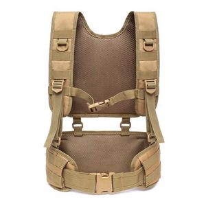 Vesten Tactische Molle Chest Rig Airsoft Hip Afneembare veiligheidsgordel Militaire stijl Paintball Accessoires Uitrusting Outdoor Jachtvest 240315