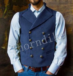Gilet Thorndike Mens Suit Vest Lapon Velvet Casual Formal Business Giftcoat Groomman For Wedding Green / Black / Brown V004