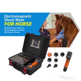 VET ESWT Équipement électromagnétique Machine de thérapie d'ondes de choc pour les chevaux et les petits animaux soulagement de la douleur et les soins de santé humaine