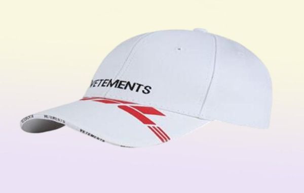 Vetementos DHL LOGO CAPS DE BASEBLO 2020 HOMBRES Mujeres bordados Vetementos de logotipo de buena calidad Capas VTM VTM 3 colores VTM Hat1679408