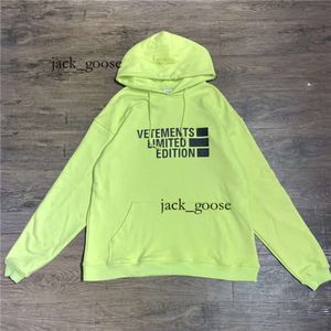 Vetements Hoodie van hoge kwaliteit VTM Vetements Only Heren Dames Oversized trui met letterprint Gym Vetements Hoodie van zware stof Vetements Hoodie met letterprint 855