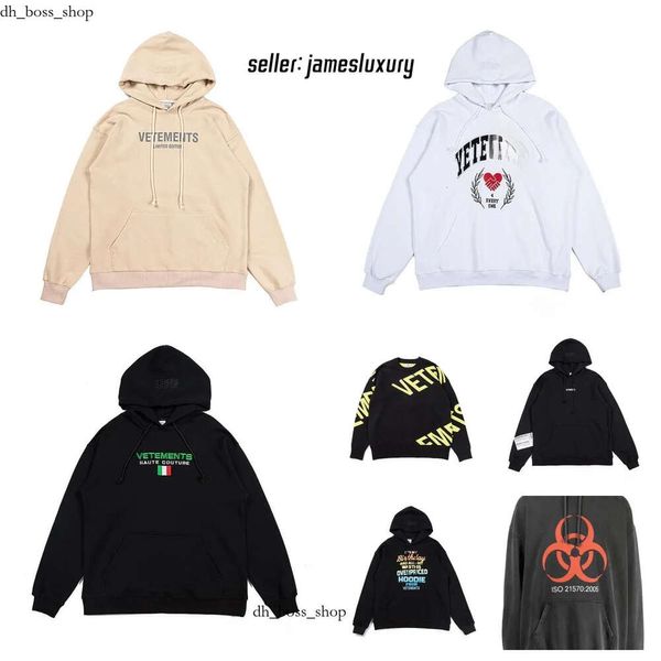 Vetements à sweat à sweat à sweat de créateur de créateurs de créateurs Sudadera Hoodie pour hommes donne un chandail de créateur de greenwig y2k sweat à capuche goth rose 872