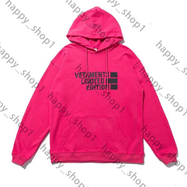 Vetements Hoodie Mens Hoodies Sweatshirts de haute qualité VTM UNIQUEMENT MEN FEMMES 1 PORTER PRINT PRINT PRINT PRINT de qualité supérieure 230710 951