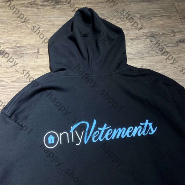 Vetements Hoodie Mens Hoodies Sweatshirts de haute qualité VTM UNIQUEMENT MEN FEMMES 1 TOP QUALITÉ LETTRE OFFICIEL PRINT PLAIL Gym 230710 753