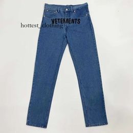 Vetements jeans heren jeans jeans gekleurde hete diamanten losse casual jeans mannen vrouwen 11 rechte broek jeans mannen J230420 3708