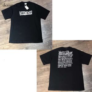 Vetementen shirts shirts t-shirts voor herenvetements shirts heren Vetements tops high-end mode luxe merk lichtgewicht en ademende 100% pure katoenen T-shirt 1851