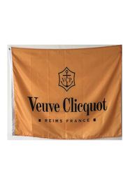 Veuve Clicquot Champagne Flag Vívido Color y encabezado de lienzo de prueba de desvanecimiento y Banner de 3x5 pies de punto doble decoración exterior de interior4741798