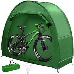 Vevor Bike Cover Storage Tent, extérieur imperméable portable pour 2 vélos, 210D Oxford Anti-Dust Bicycle Storage Shed, Heavy Duty for Bikes, LA