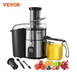 Vevor Juicer Machine 850W Motor Centrifugaal Juice Ctor Easy Clean Big Mond Large voor fruit en groenten 240509