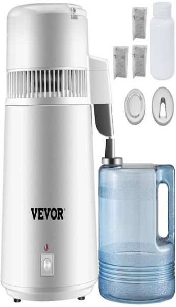 VEVOR destilador de agua pura de acero inoxidable 4L máquina destilada Dental filtro laboratorios purificador de destilación eléctrica 2207198109138