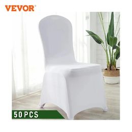 Vevor Wedding Chair couvre 50pcs Cover Spandex Stretch Cover pour le restaurant Banquet El Dining Party Universal 240520