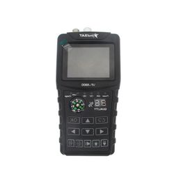 Freeshipping VF-6800 HD Digital Satellite Finder Combo Support DVB-T2 / DVB S2 / DVB C Sat Finder Meter pour récepteur de télévision par satellite DVB T2 Tu Vnka