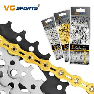 VG Sports 8 9 10 11 Speed Fietsketting HalfFull Hollow 8s 9s 10s 11s Ultralight 116 Links Weg Mountainbike Kettingen Onderdelen 240228