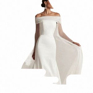 VG87 Luxe Cathédrale De Mariage Voile De Mariée Cape Voile Boléro Veste Femmes Plus La Taille Châle Mariée Accessoires De Mariage Manteau K47t #