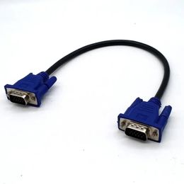 VGA Extension Cable HD 15 Pin mannelijk tot mannelijke VGA kabels koorddraadlijn koperen kern voor pc -computermonitor Projectorhardware