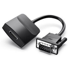 Adaptador VGA a 1080p Cables de video Conectores con divisor de soporte de audio Para PC Laptop HDTV Proyector Video convertidor de puerto de pantalla mini macho 1m