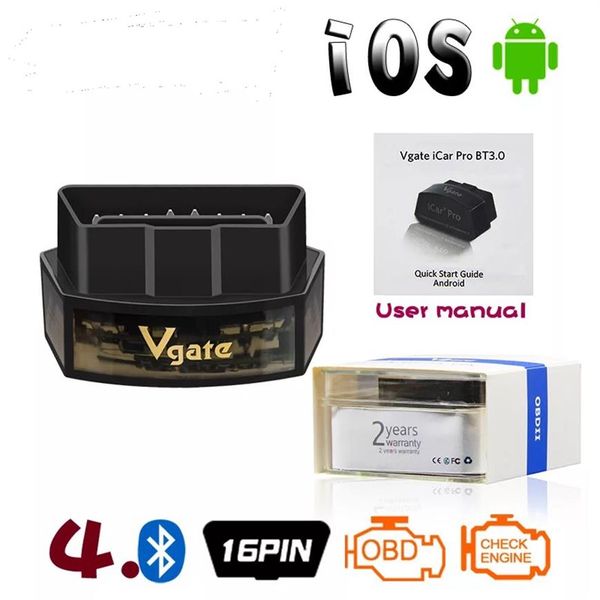Vgate iCar Pro Bluetooth 4 0 WIFI OBD2 Scanner pour Android IOS Auto Elm 327 OBDII outil de Diagnostic de voiture ELM327 V2 12869