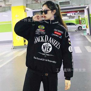 VGEA 2023 Herenjacks F1 Racing Pakmen's Motorcycle Ride Wind-Proof Jacket Spring en Autumn Winter Cotton-Padded Cleren Women's