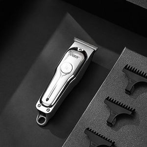 Haar Clippers VGR TOPPER PROFESSIONEL VOOR MANNEN SNIJD MACHINE MAAGER Een draadloze nul Geplaatste trimmer kapsel kapper