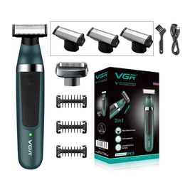 VGR-Afeitadora eléctrica para hombres, recortadora de vello corporal, Bikini, maquinilla de afeitar para áreas íntimas, depiladora para mujeres, removedor de afeitado 231225