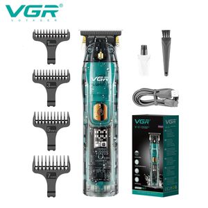 VGR Hair Triming Hairless Hair Machine Machine électrique Clipper Clipper Barber Haircut IPX7 Machine de coupe zéro imperméable V-961 240418